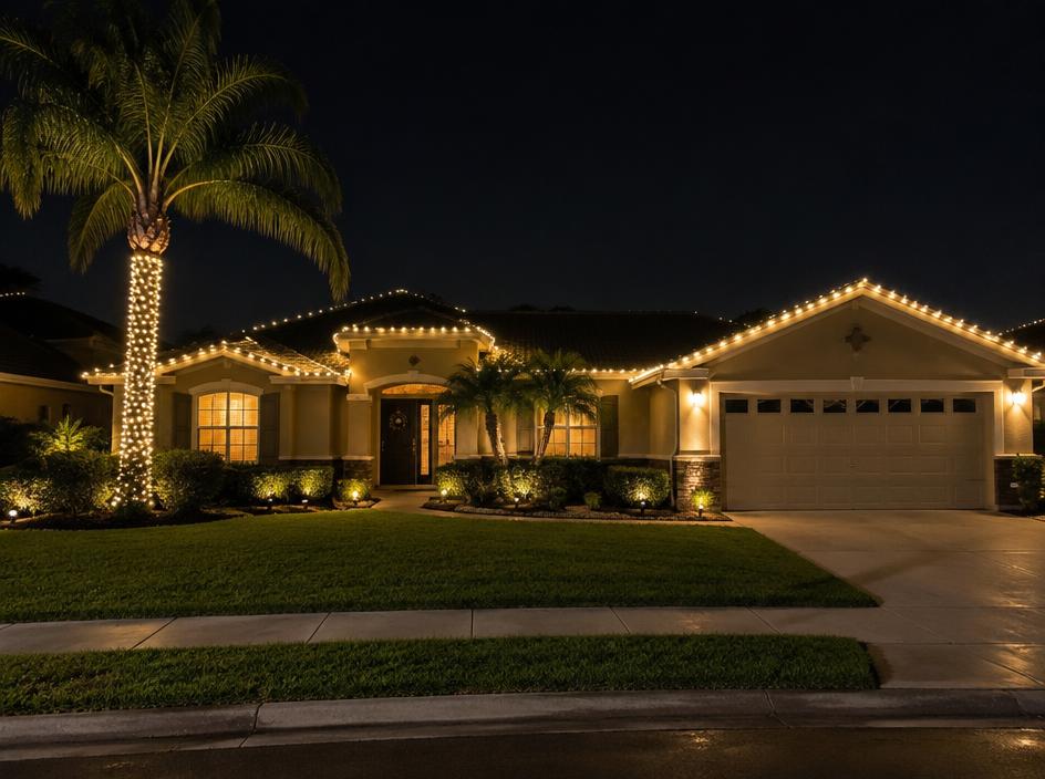 Sample holiday lighting design