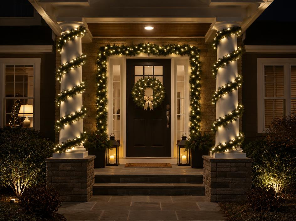 Sample holiday lighting design